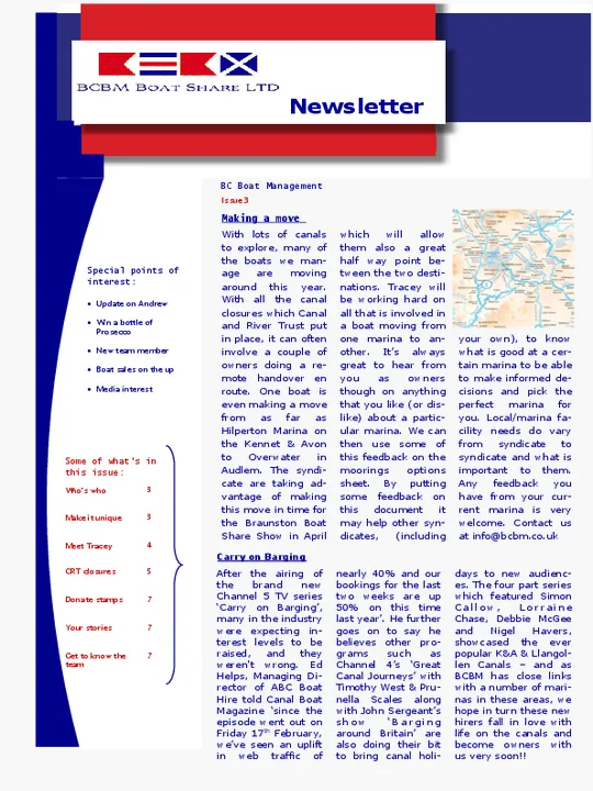 Summer Newsletter 2017